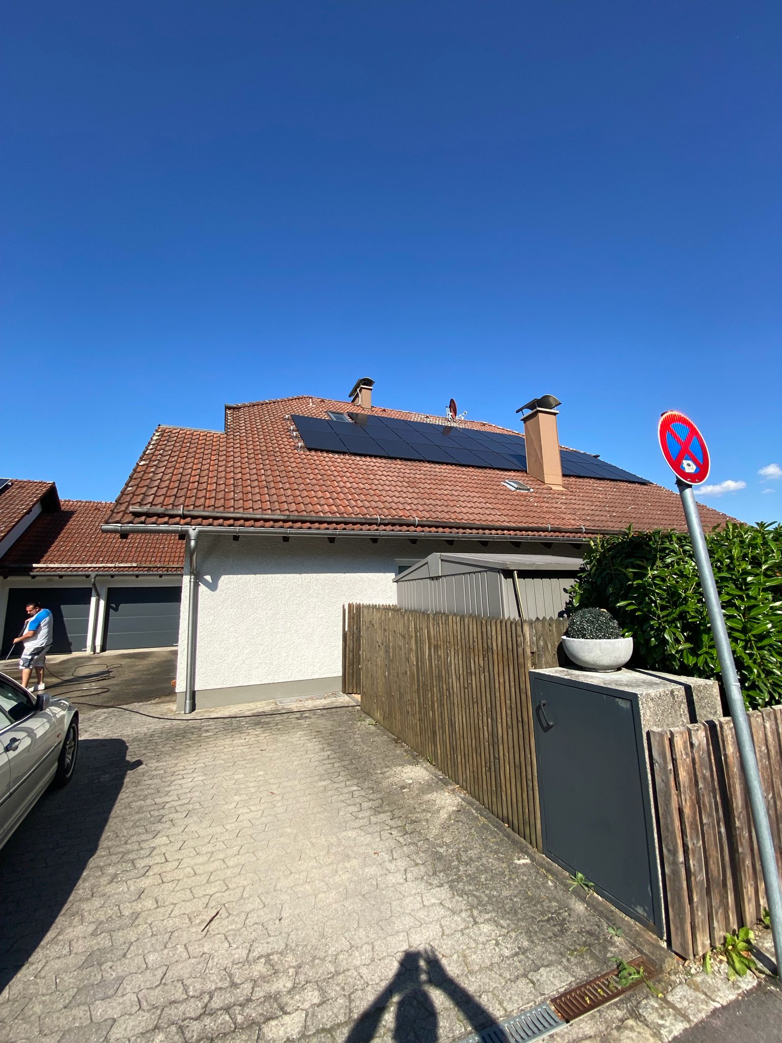 Dach vorher